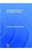 Concise Dictionary of European Proverbs book cover