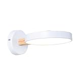 Genérico Lámpara de pared pequeña moderna, iluminación de noche for dormitorio y pasillo.(White)