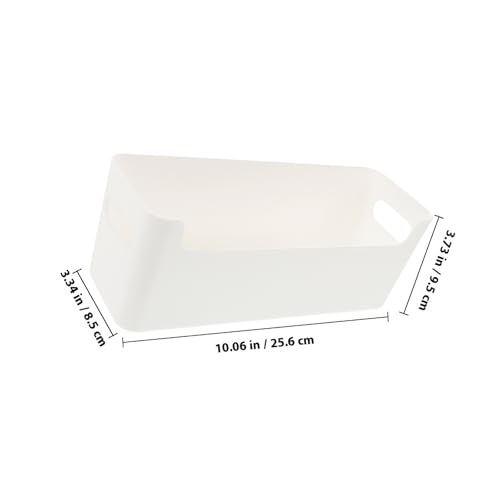 Boîtes de rangement plastique blanches polyvalentes tiroirs armoires - 3