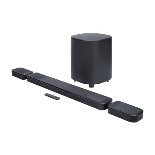 JBL, Barra de Som, BAR 1000 MK2, Soundbar, 7.1.4 Canais, Dolby Atmos - Preta