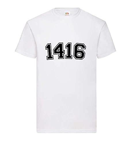 T-shirt pour homme blanc grande taille XXXL vêtement décontracté basique modèle 1416