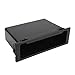 AMXDHH Car Stereo Storage Box 1Din Dashboard Organizer Black Replacement Fit for Mazda