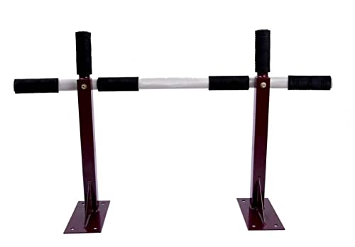 KS Creations Heavy duty Wall mounted Chin up/ Pull up bar in Purple and White