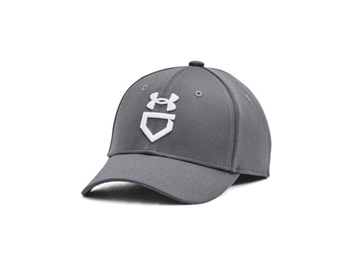 Under Armour - Boys Baseball Blitzing Hat, Color Pitch Gray (012), Size: Medium/Large