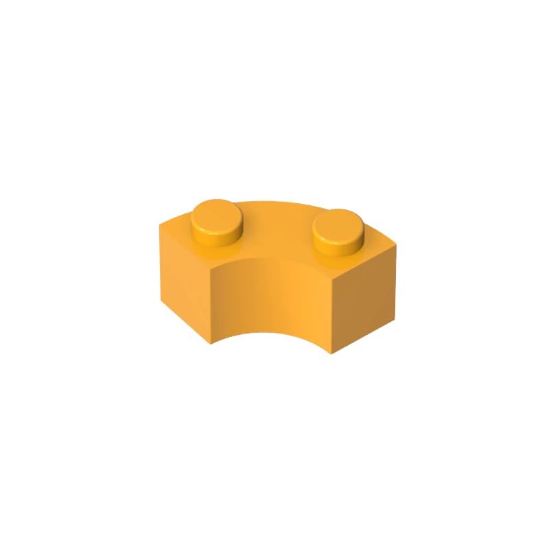 XYEIUGO 85080 Round Brick Round Corner 2x2 Macaroni, 50 PCS โ image 1
