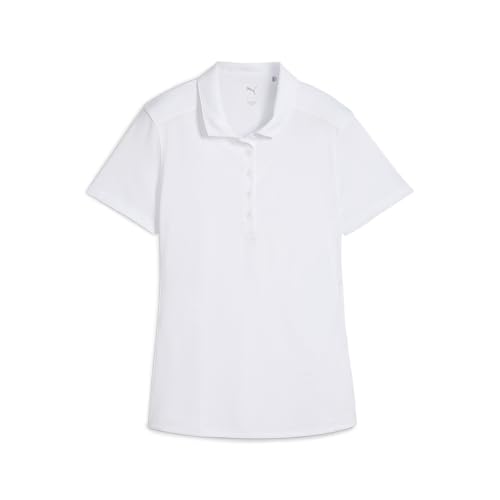 Polos Femme PUMA Pure 2.0 SS haut de sport col classique blanc taille M