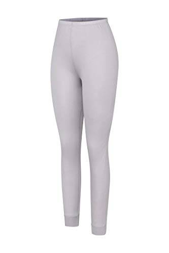 Terramar Women's Thermasilk Pointelle Pant, Gray, Medium
