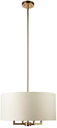 Globe Electric 60340 Emery Pendant Lighting, Matte Brass
