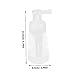 OUNONA Powder Spray Bottle Refillable Dry Powder Spray Container with Nozzle Sprayer for Hair Salon Home and Travel Use Lightweight and Convenient Dispenser for All Powder