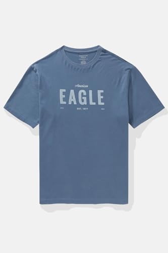 Image of American Eagle Men's Supersoft Everyday Wear Short‑Sleeve Logo Graphic T‑Shirt