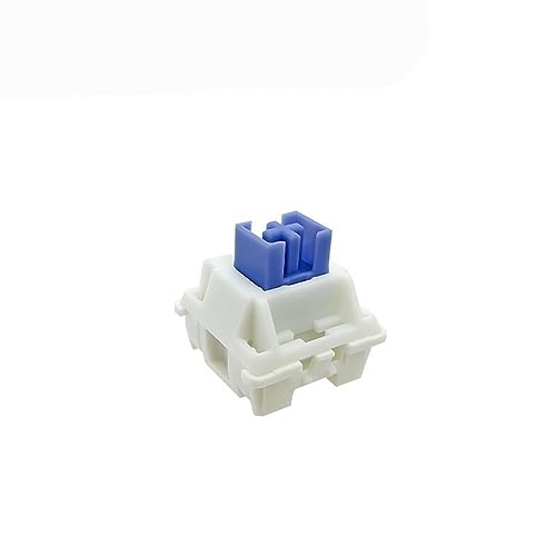 Outemu Cream Pro Switch, 5Pin Pre-Lubed Linear/Silent/Clicky Switch For Custom Mechanical Keyboard (Color : Clicky Cream Blue, Size : 30PCS)