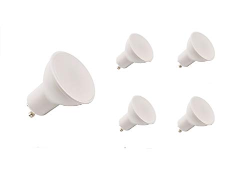 Ledlamp 7W (vervangt 50W), GU10, 220v neutraal wit 4500K, 560 lumen, reflector, verpakking (van 5 stuks) ONSSI LED