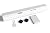 Autoslide iLock - Automatic Dog Door for Home Sliding Doors - for Dogs, Cats, and Other Pets (Automatic Locking Pet Door w/RFID Pet Tags, White)