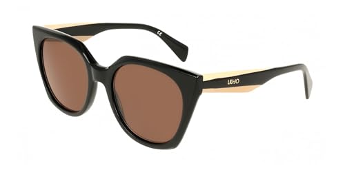 Gafas de sol Liu Jo LJ813S Black de mujer rectangulares con lentes oscuras y calibre 54mm