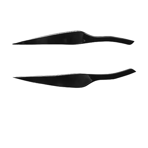 Paupière de phare avant pour BMW Série 3 E90 noir mat 2005-2012