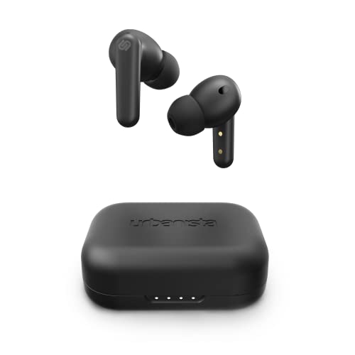 Urbanista London Midnight Black Active Noise Cancelling True Wireless TWS Premium Earbuds with