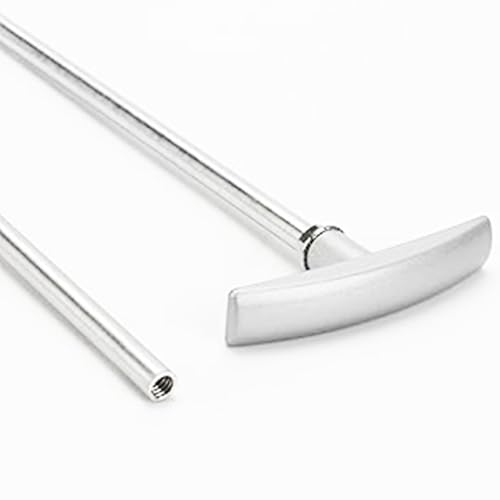 Image of RV Waste Valve Extension Kit 2-Pack (9 inch) - Heavy Duty TX9HPB Replacement Handle with Guide Rod, Compatible with Camper /Trailer Sewer Hose Systems