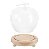 Un design créatif et attrayant : ce grand cloche en verre en forme de pomme apporte une touche artistique à toute table ou étagère, transformant vos figurines ou objets artisanaux en une pièce maîtresse qui impressionnera vos invités