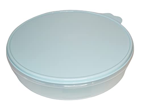 New Tupperware Round Pie Keeper Aquamarine #TOP6