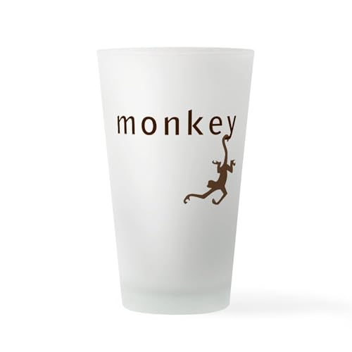 CafePress Classic Monkey Pint Glass, 16 oz. Drinking Glass