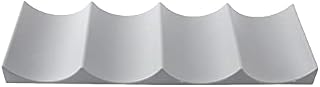 NA Wine Rack Free Standing Milk Bottle Holder Wine Storage Holder for Cabinet, Cupboard. Countertop Fridge Shelf (Grey)