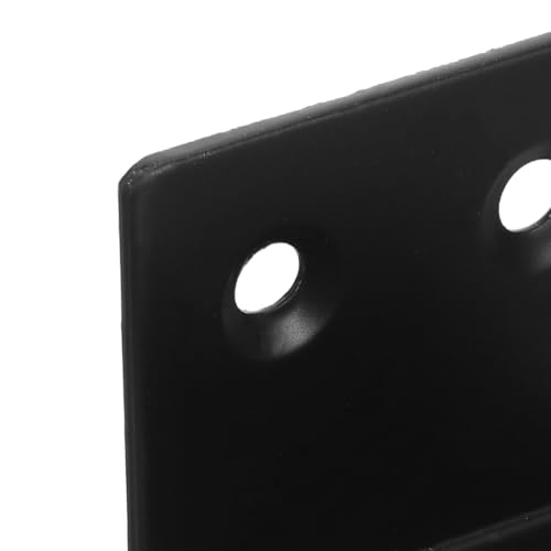 Gancho resistente sin taladro de acero inoxidable negro y soporte para azulejos 4
