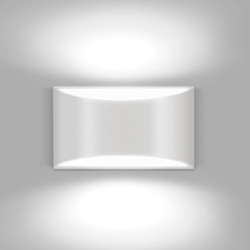 Image of Modern LED Wall Sconces Hardwired Indoor Wall Lights Up and Down Wall Mount Light for Living Room Bedroom Corridor Hallway Conservatory Cool White 6000K(with G9 Bulbs)