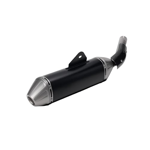 Silencieux Tenere 700 T700 en inox brossé avec embout carbone véritable