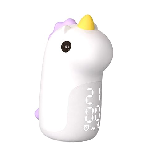 DOITOOL Kreative Einhorn Nachtlicht-alarmuhr Aus Silikon Stylische Lampe Für Kinderzimmer Tragbares Design Deko Für Schlafzimmer Und Spielzimmer Langlebig Und Platzsparend