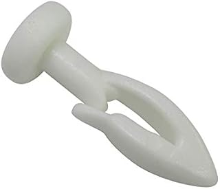 Gardinia ślizgacze, tworzywo sztuczne, białe, 0,1, 30