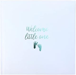 Sass Party & Gifts Baby Shower guest book - Welcome Little One - Baby Book Keepsake Gift For The Mummy To Be