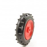 100mm Red Plastic Wheel