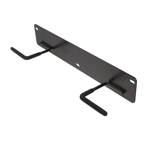 Support mural paquet de golf Healvian noir en acier carbone pour rangement maison