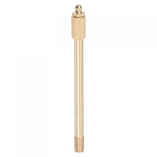 Image of uxcell Brass Straight Grease Fitting Assortment G1 /8 inch Thread 160mm Length Hydraulic Grease Fitting Accessories