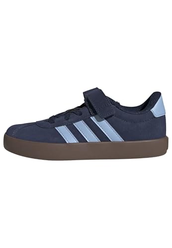 Image of adidas Kids' VL Court 3.0 Elastic Lace & Strap Shoe