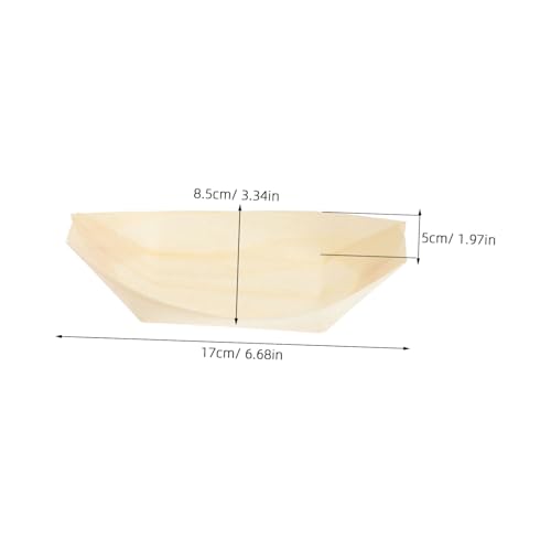 Platos desechables de sushi SUPVOX 100 unidades 17 cm miniatura 2