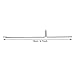 Knitting Machine Needles Set, Pack of 50 12cm / 4.7in Steel Needles Set Weaving Tool Accessories DIY Craft Tool Fit for KR830 KR838 KR850 Knitting Machine
