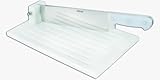 Arcos Utensilios Profesionales - Cortadora de Pan Tabla para cortar Pan - Acero Inoxidable 520 x 270 mm - Polietileno Color Blanco