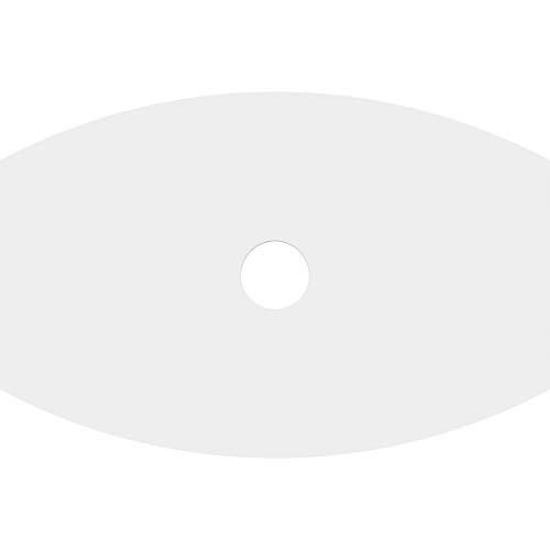 Image of Ekena Millwork CMP16X10KY-02000 Kailey Architectural Grade PVC Contemporary Urethane Ceiling Medallions 16 inchW x 10 5 /8 inchH x 2 inchID x 8 1 /2 inchC x 1 inchP