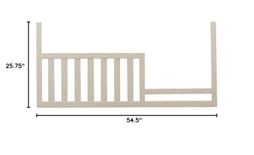 Image of Baby Cache Toddler Bed Guard Rail, Montana Collection, Glazed White