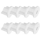 8 Set Kit Dadi e Rondelle Posteriori per Coperchio Wc, Fissaggio