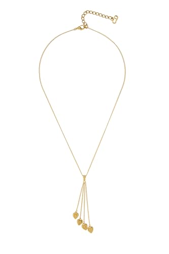 Christian Dior, Pre-loved Gold Logo Letters Charm Necklace, Gold