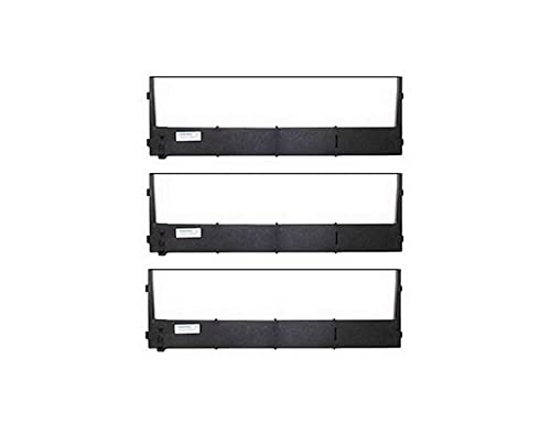SuppliesMAX Compatible Replacement for Printek Formspro 4300/4503/4603 Black Printer Ribbons (3/PK) (90729_3PK)
