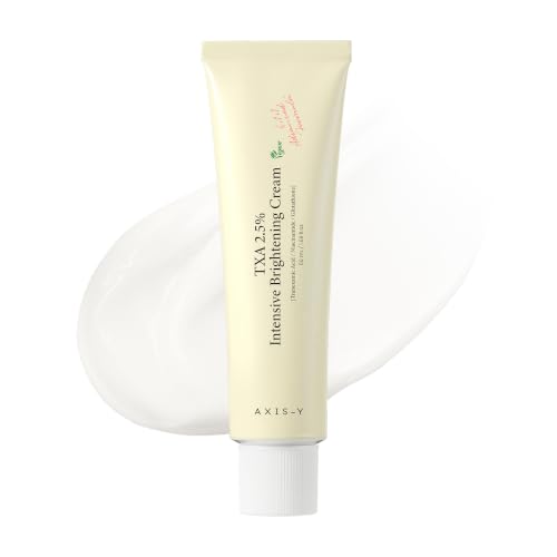 AXIS-Y TXA 2.5% Intensive Brightening Cream - Tranexamic Acid Niacinamide & Glutathione for Hyperpigmentation & Dark Spot Corrector - Vegan Korean Skin Care Moisturizer Face Cream - 1.69 fl. oz.