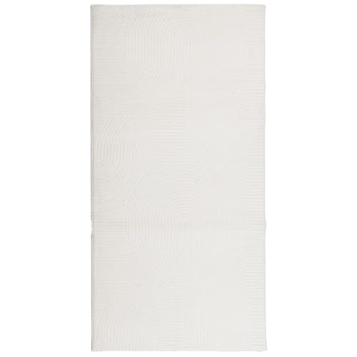 Tapis de sol doux lavable en machine IZA crème antidérapant