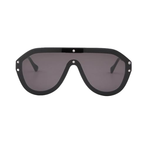 Grandes nuances UV400 pour femmes avec lunettes de soleil surdimensionnées tendance C1