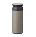 Produktbild Kinto Reisebecher 350 ml/500 ml, Wasserflasche, vakuumisolierte Thermosflasche, Sportflasche, edelstahl, khaki, 500 ml
