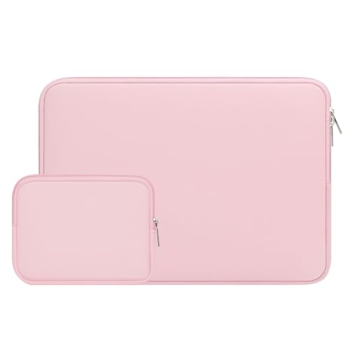 RAINYEAR Housse pour Ordinateur Portable 13 Pouces Petit Sac, Rose pâle