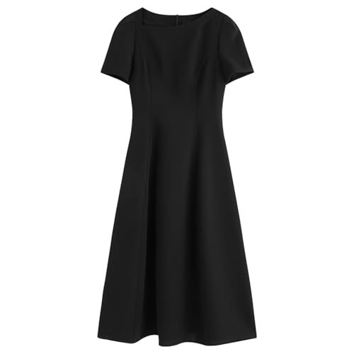 Women's Dresses Temperament Off Shoulder A-Line Midi Gown with Short