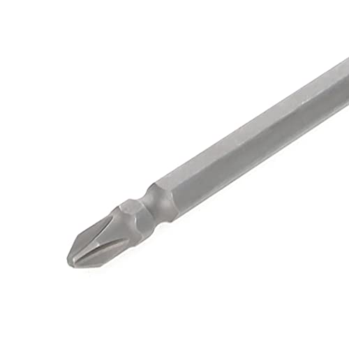 Auniwaig Ph2/Sl6 Double Ended Screwdriver Bits, 1/4 Inch Hex Shank S2 Alloy Steel No-Magnetic Drill Bits 5.91-Inch Length For Screwdriver, Power Drill 1Pcs #TOP3